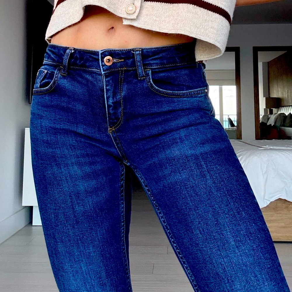Zara Blue jeans skinny strech size 4
